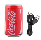 Mp3 Caixa de som da Coca - Cola Usb portátil leitor micro SD